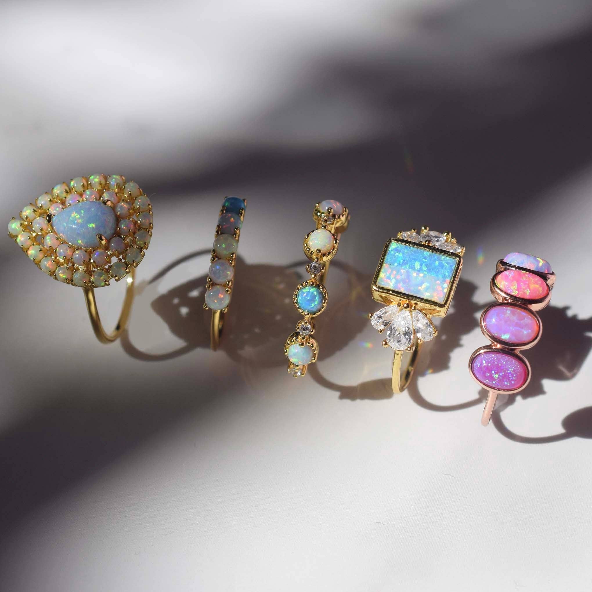 Rose Gold Opal Ombre Candy Band