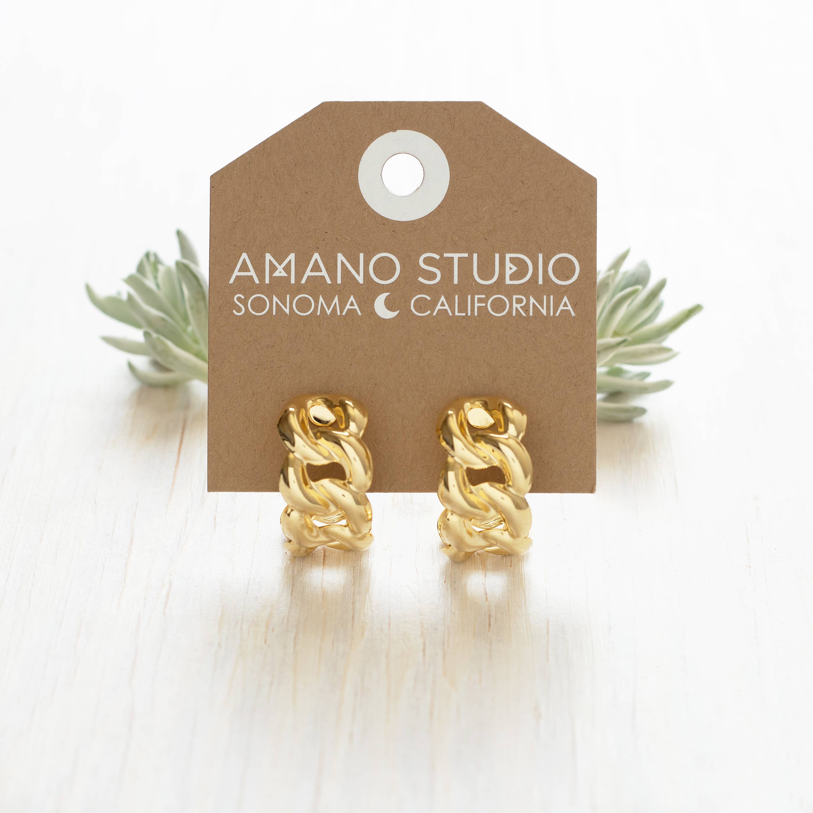 Vintage Chain Link Hoops