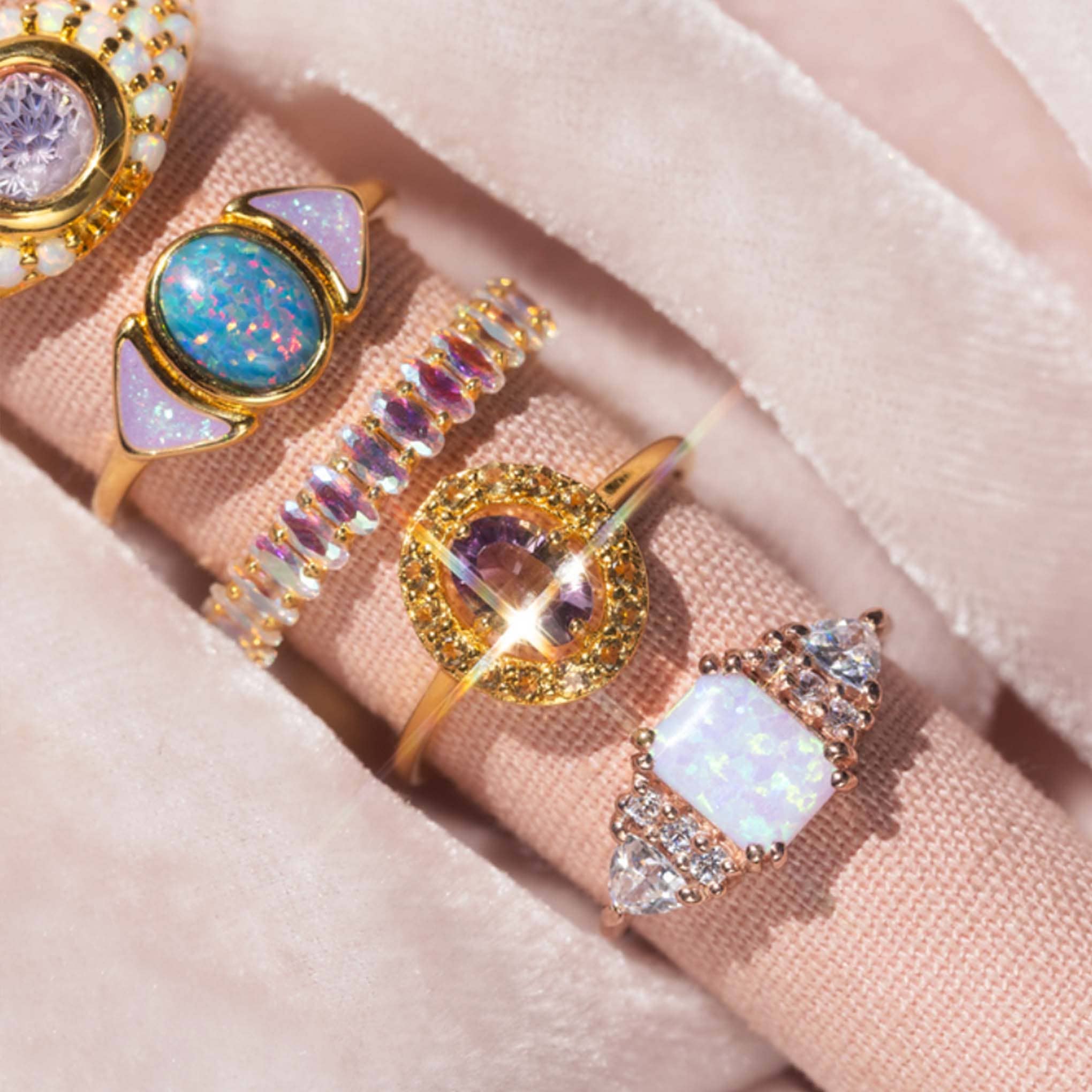 Ametrine & Citrine Sunrise Ring