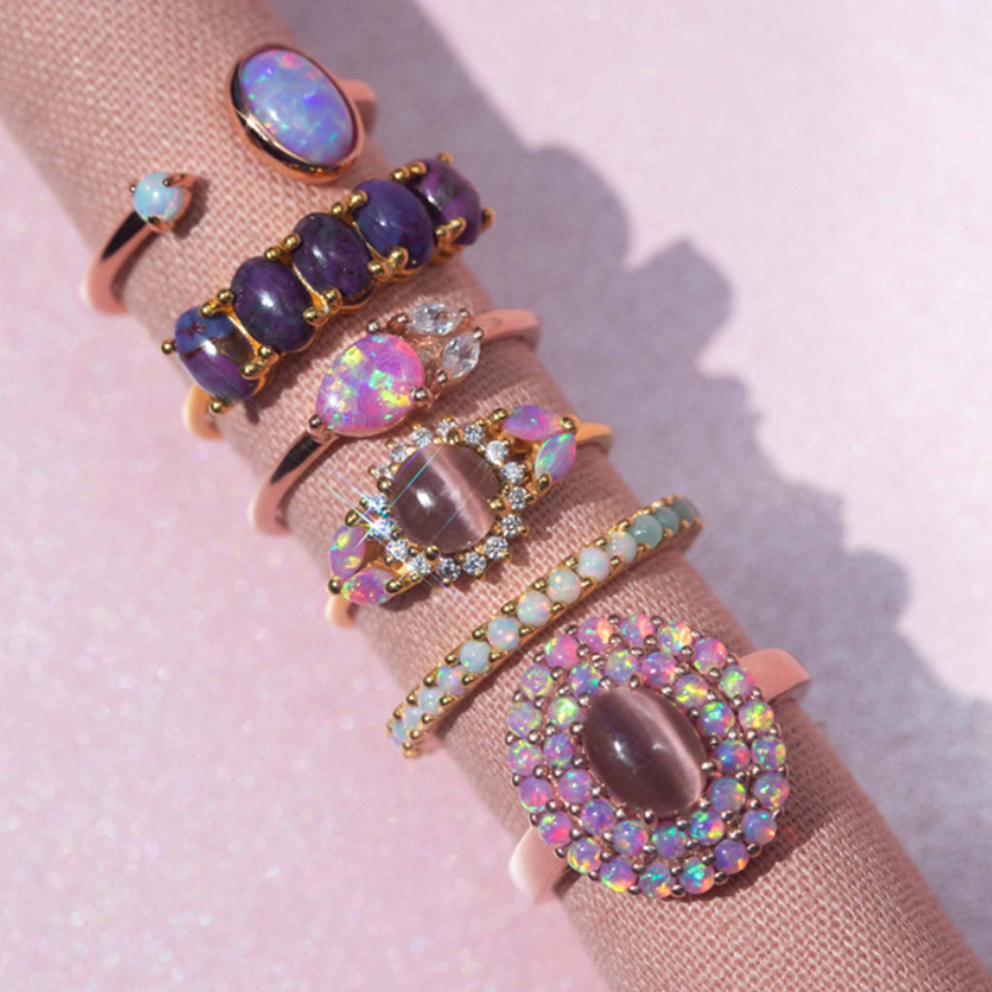Rose Gold Cotton Candy Dual Band