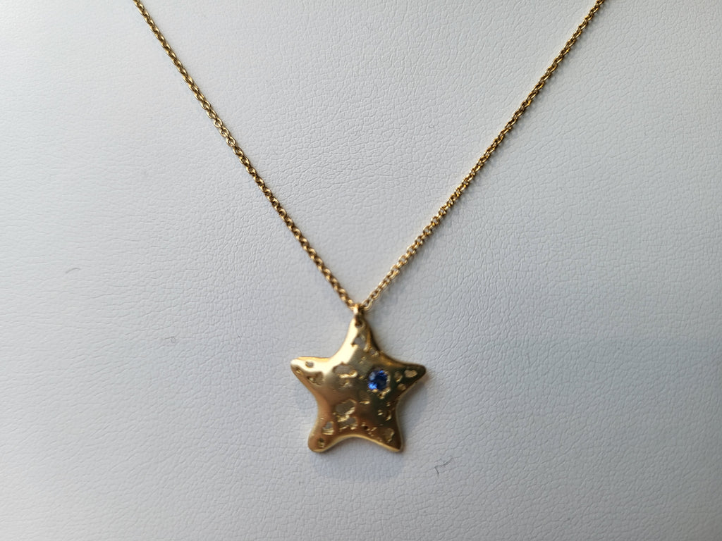 Shadow Starfish Necklace