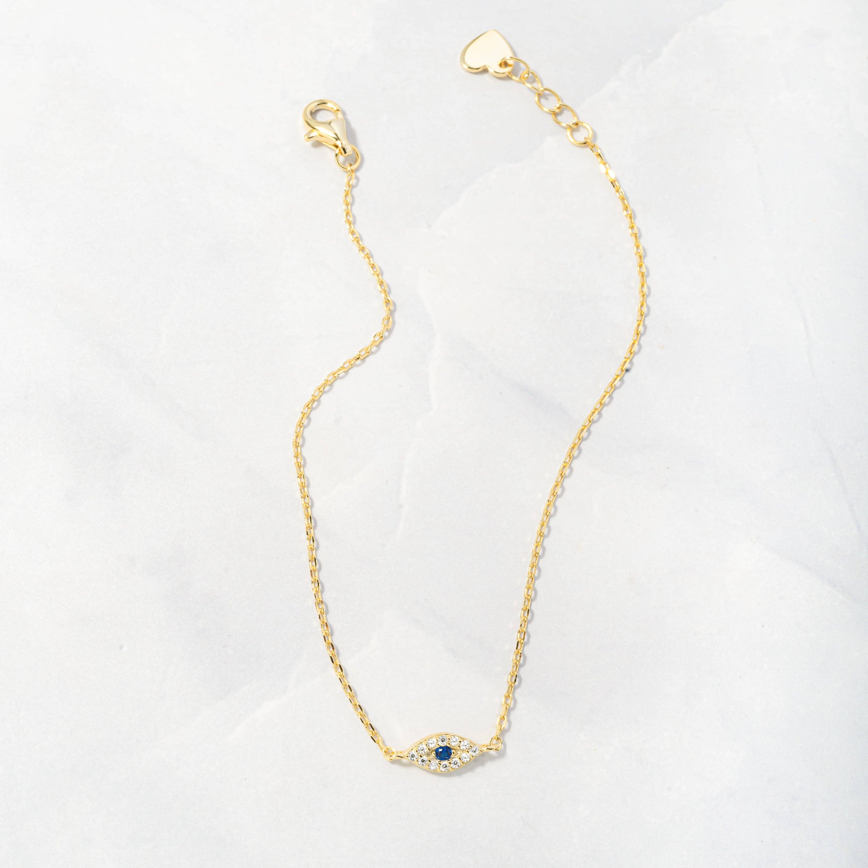 Tiny Evil Eye Bracelet