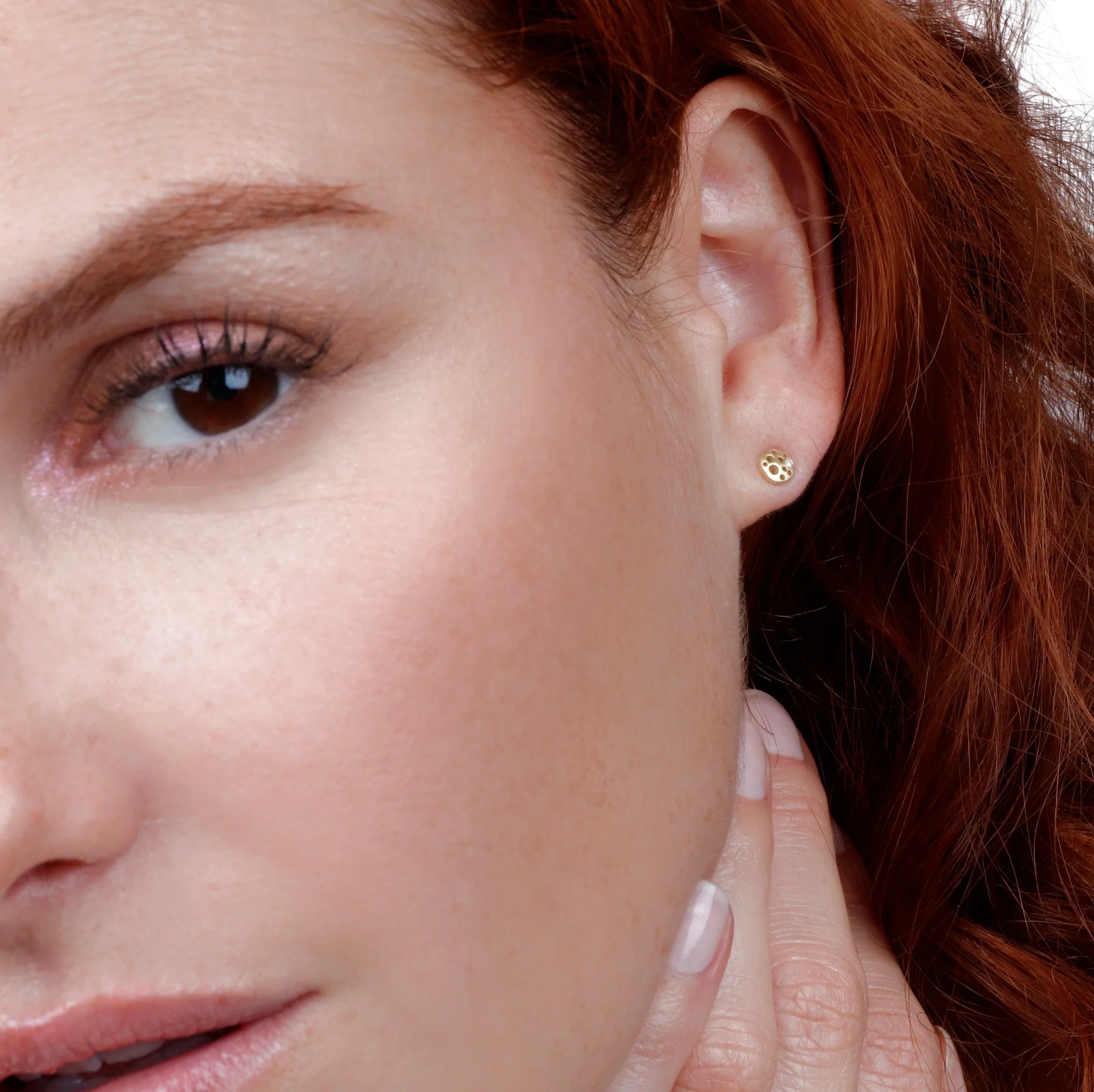 Very Tiny Coin Stud Earrings