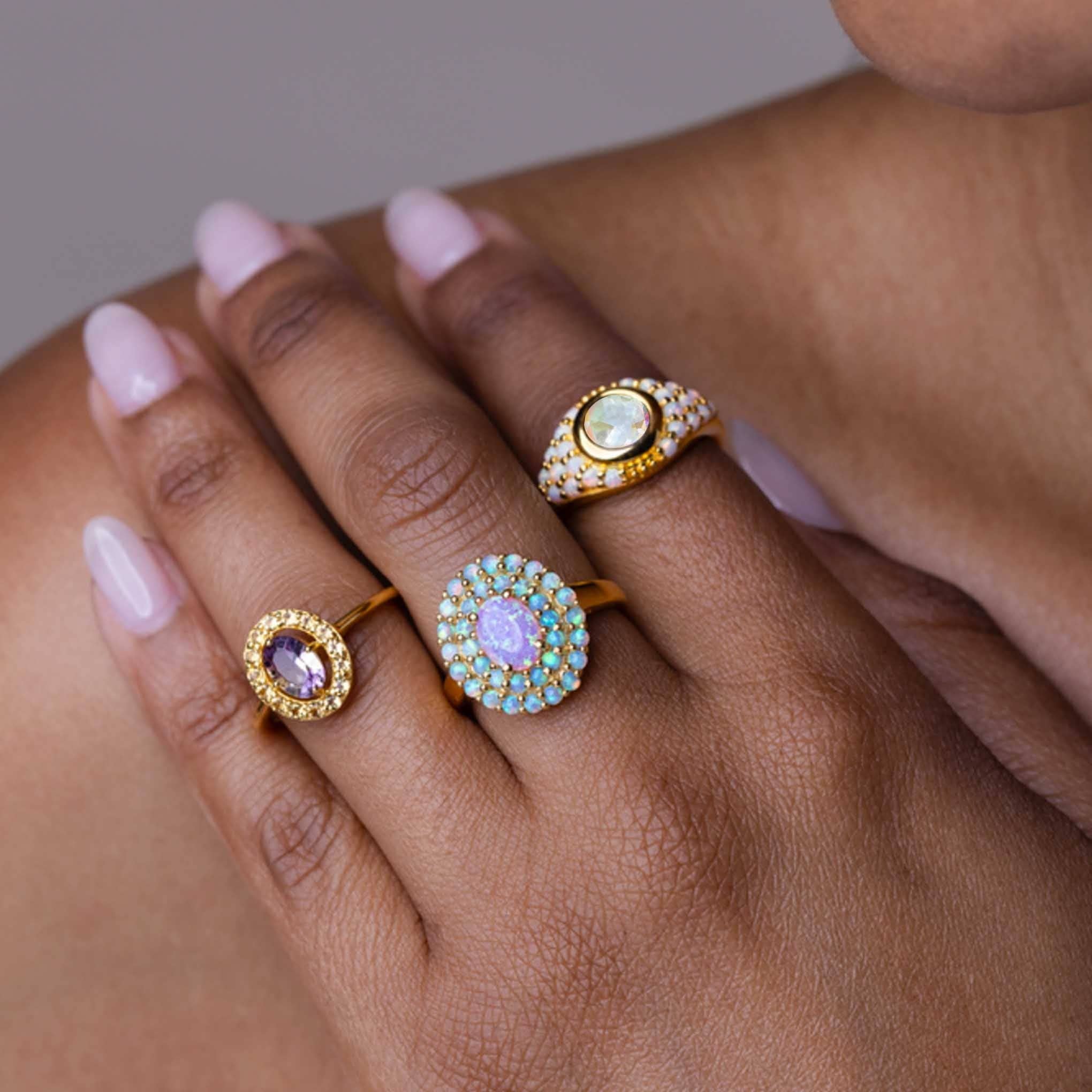 Ametrine & Citrine Sunrise Ring