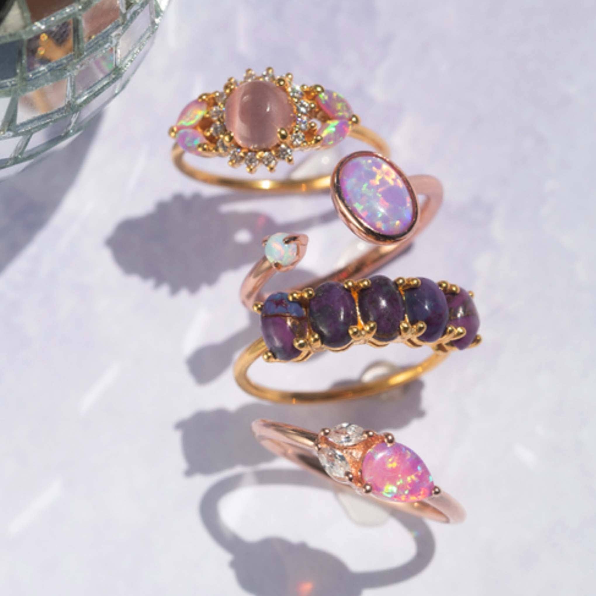 Rose Gold Cotton Candy Dual Band