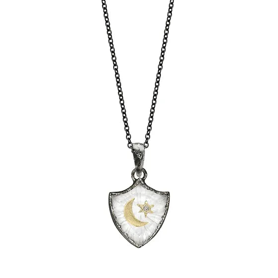 Shield Amulet Necklace