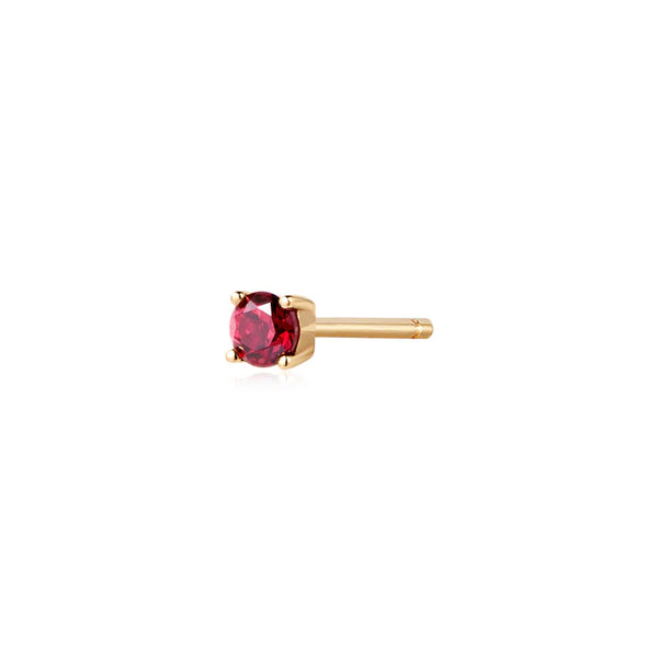 CHARISSA | Lab Ruby Stud Earrings (Pair)