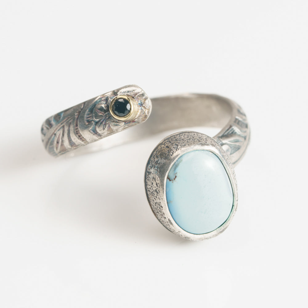 Celestial Lavender Turquoise Ring