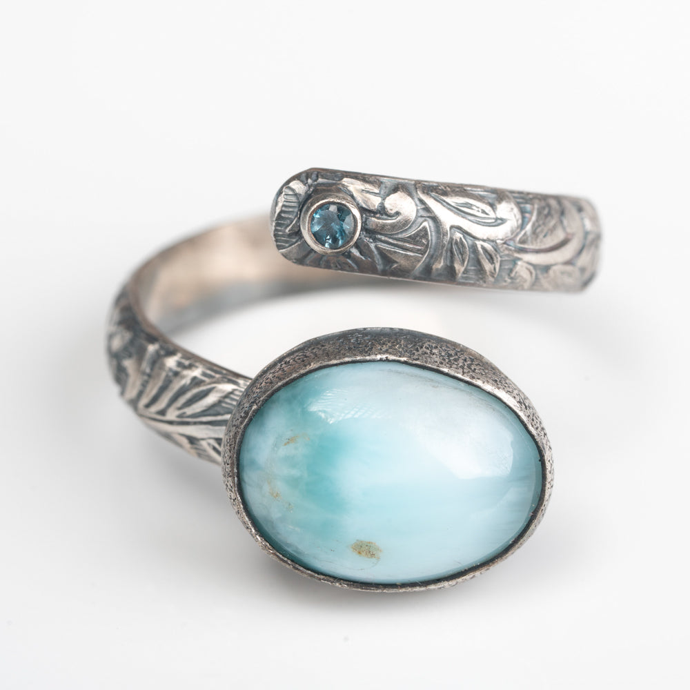 Larimar Celestial Ring