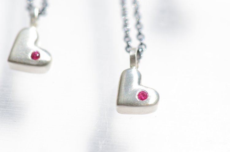 Solid Love Necklace - Sterling Silver