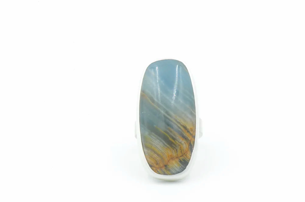 Mexican Blue Onyx Ring