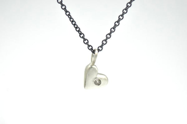 Solid Love Necklace - Sterling Silver