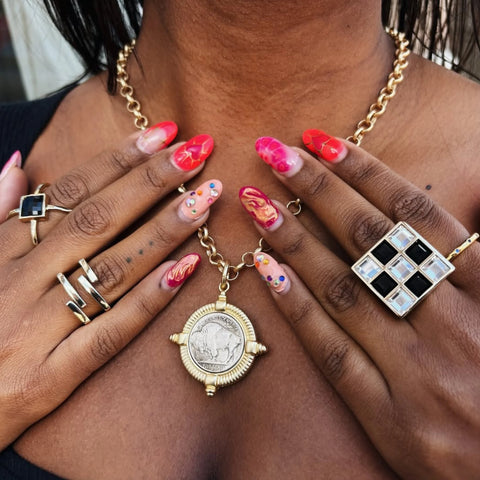 Criss Cross Ring - Blace