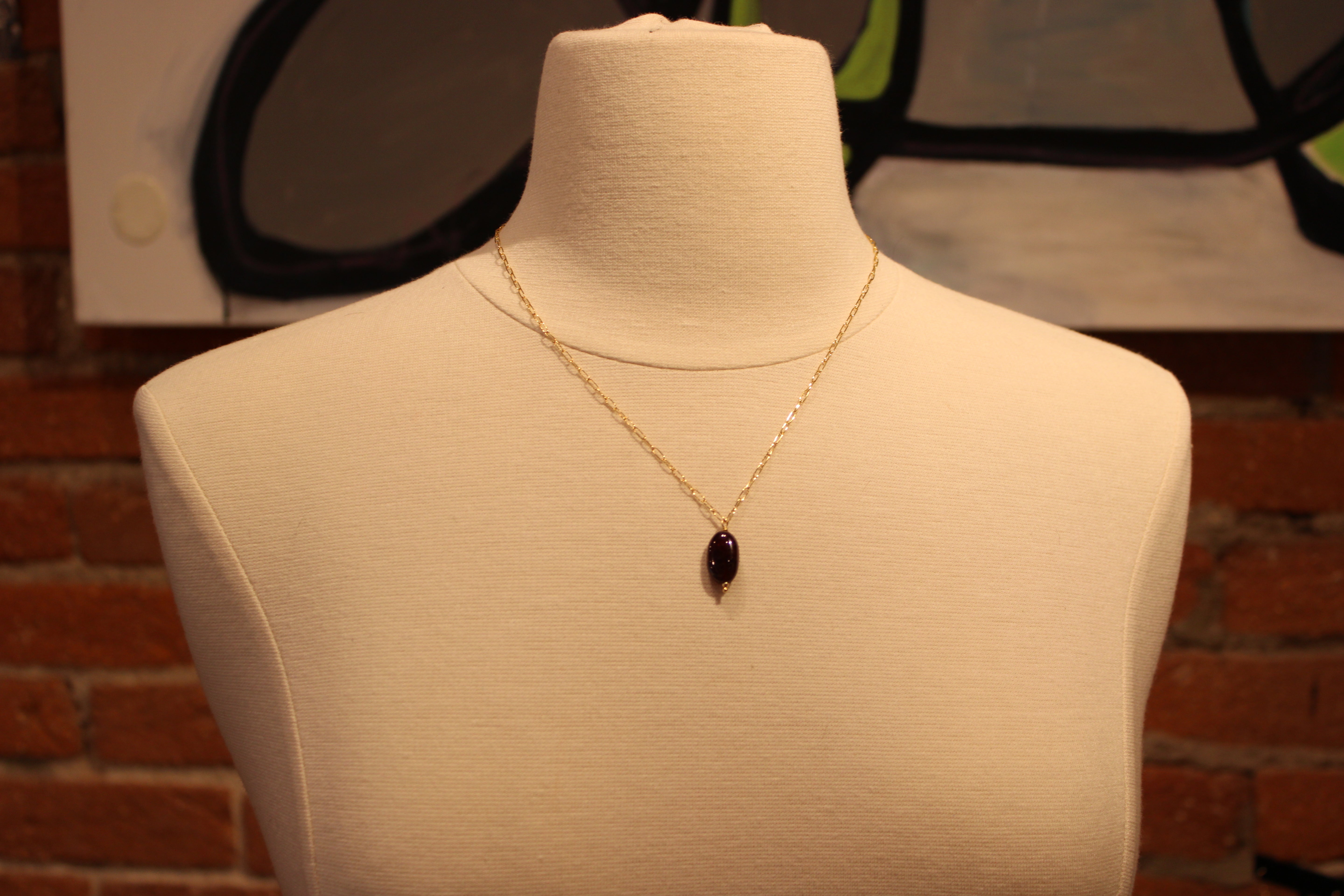 Garnet Single Stone
