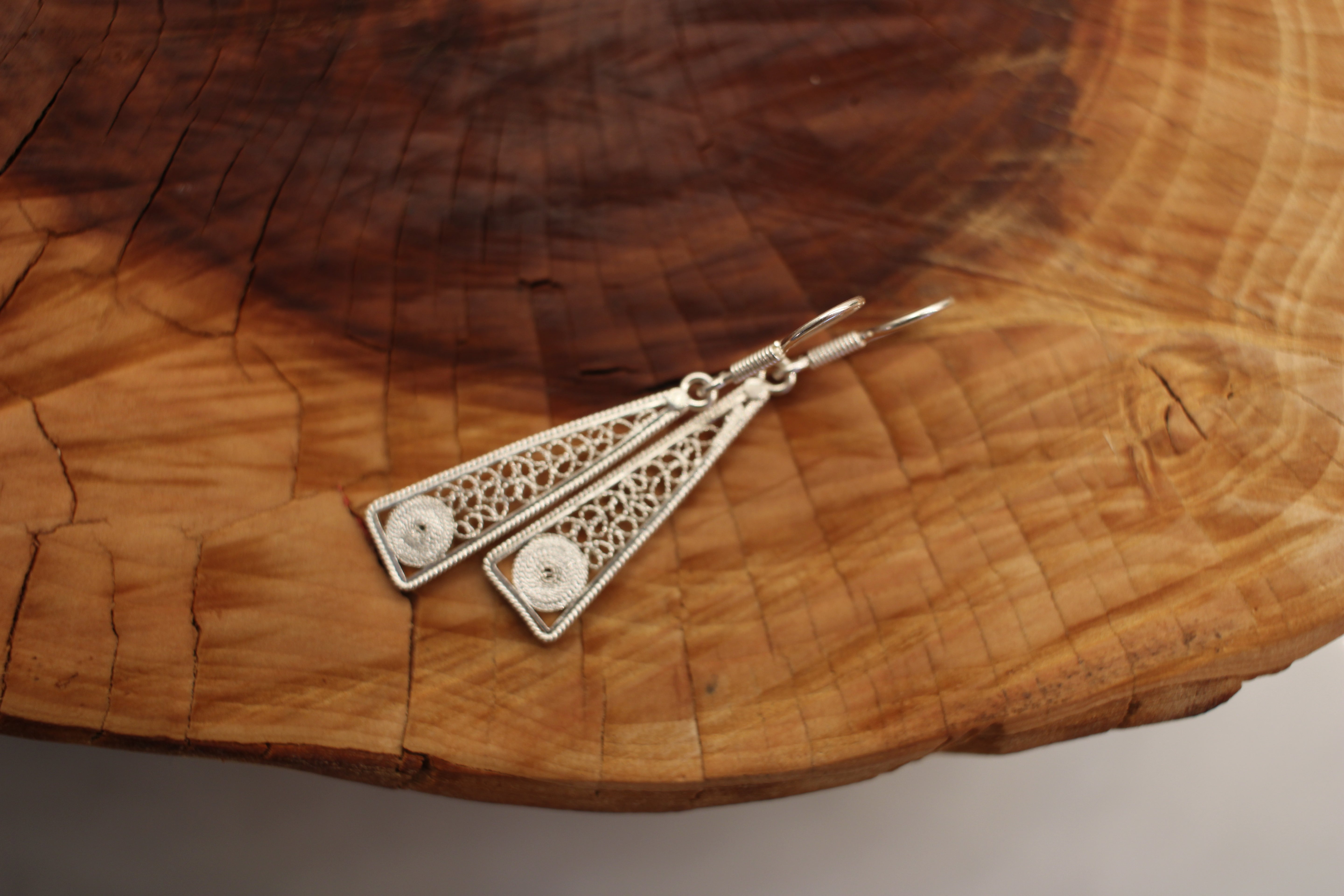 Filigree Triangle Dangle