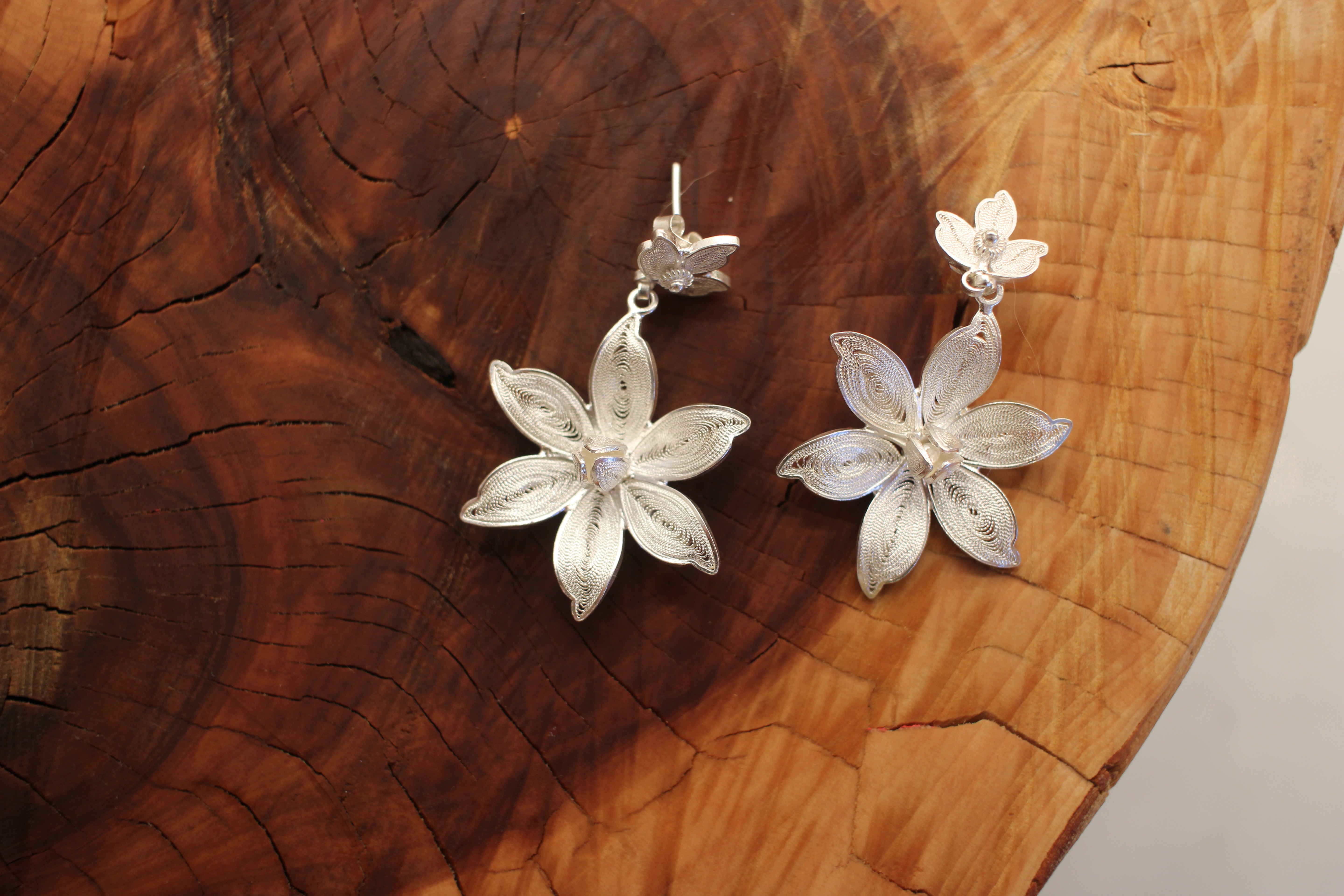 Filigree Magnolia Dangle