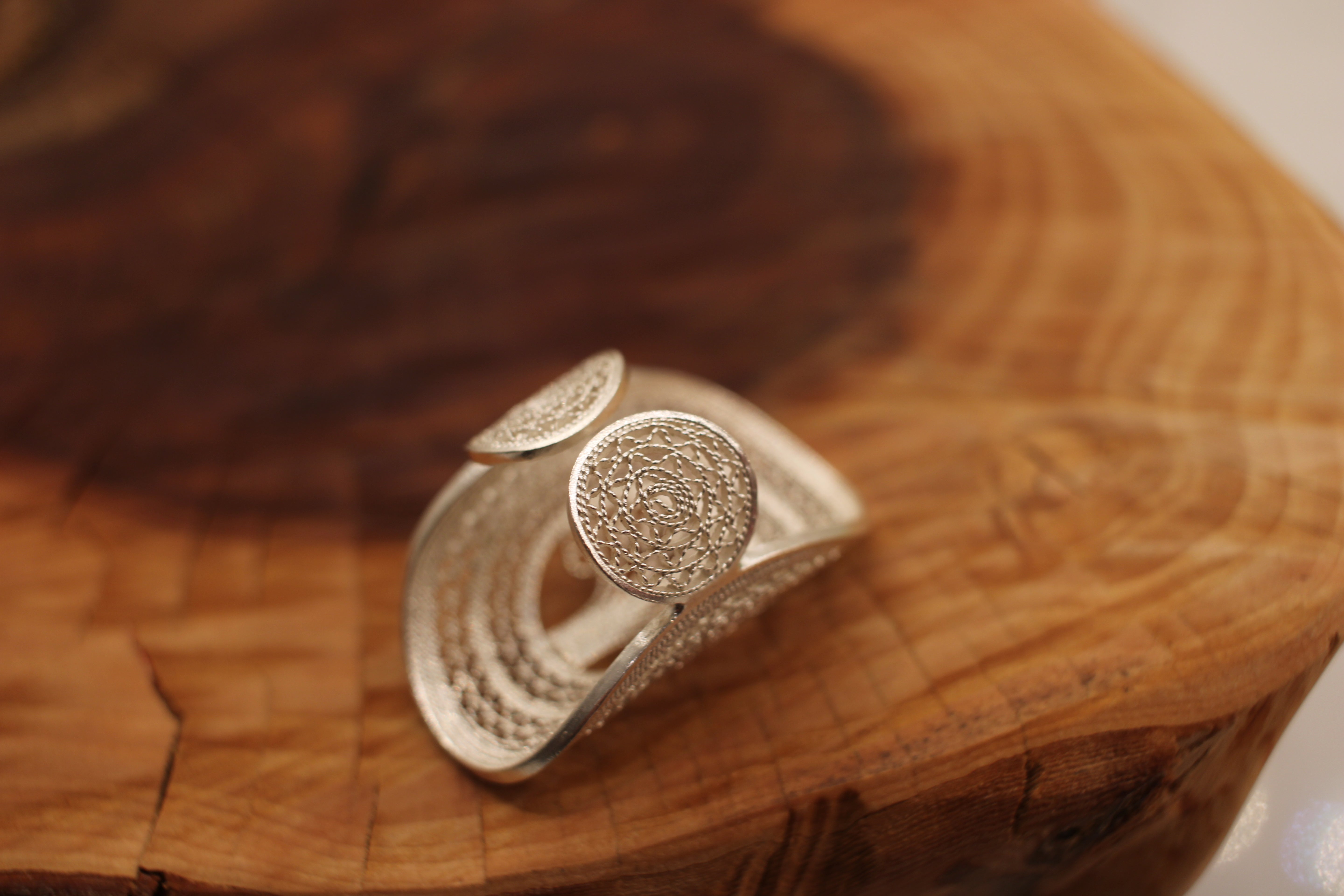 Filigree Tree of Life Ring