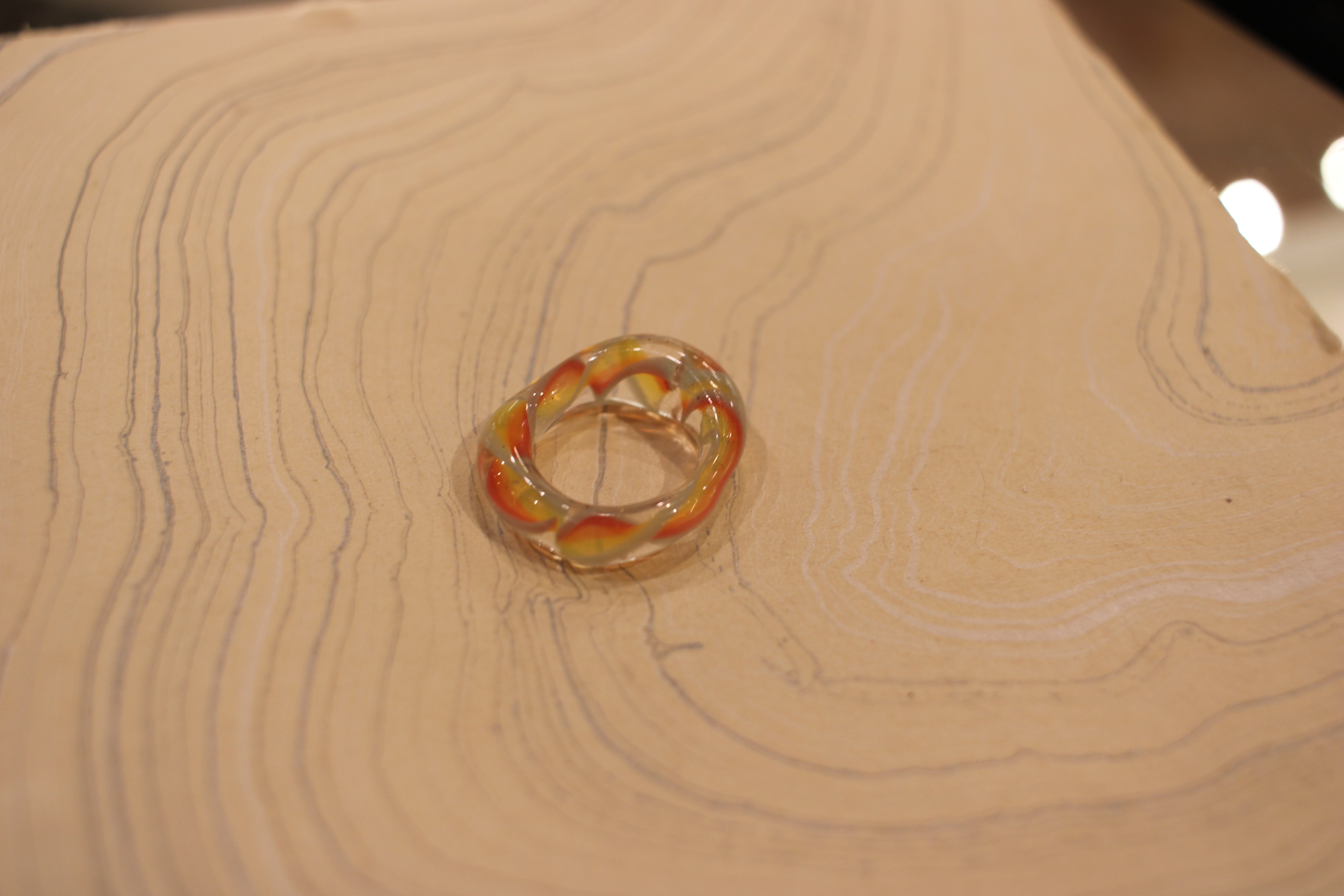 Helix Glass Ring
