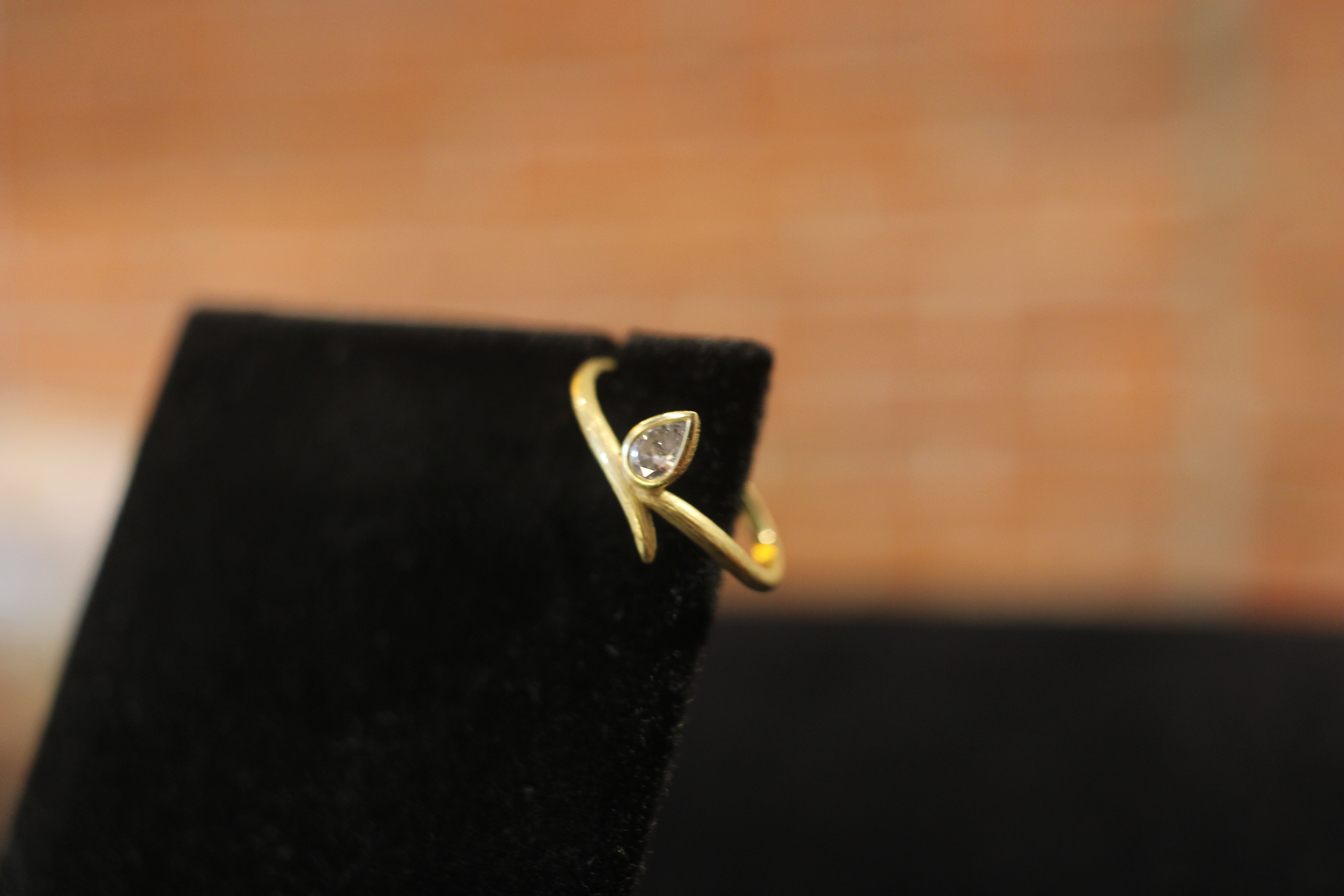 Leaf & Scroll Ring sz 6.5