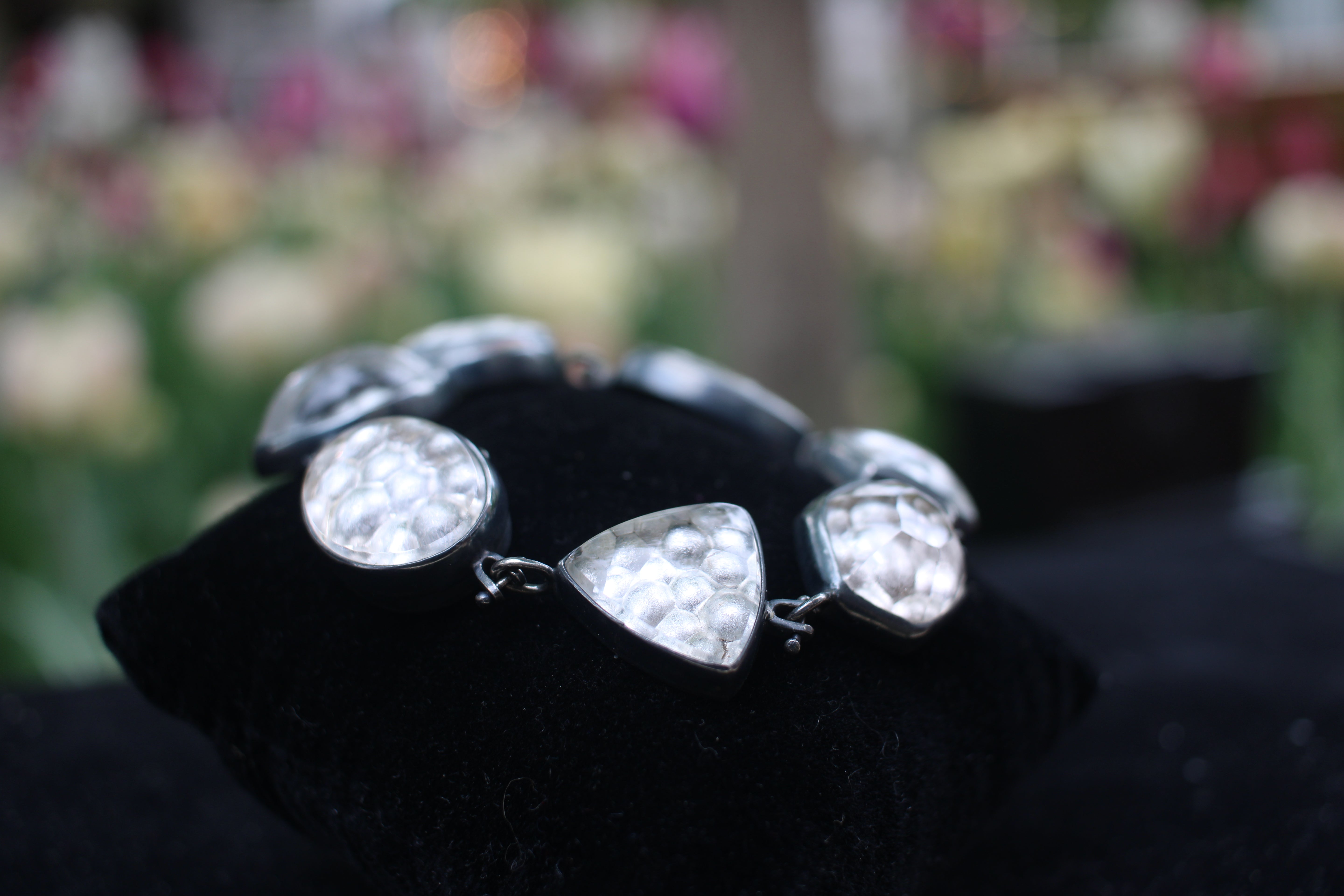 Fine Bubbles Silver Bracelet