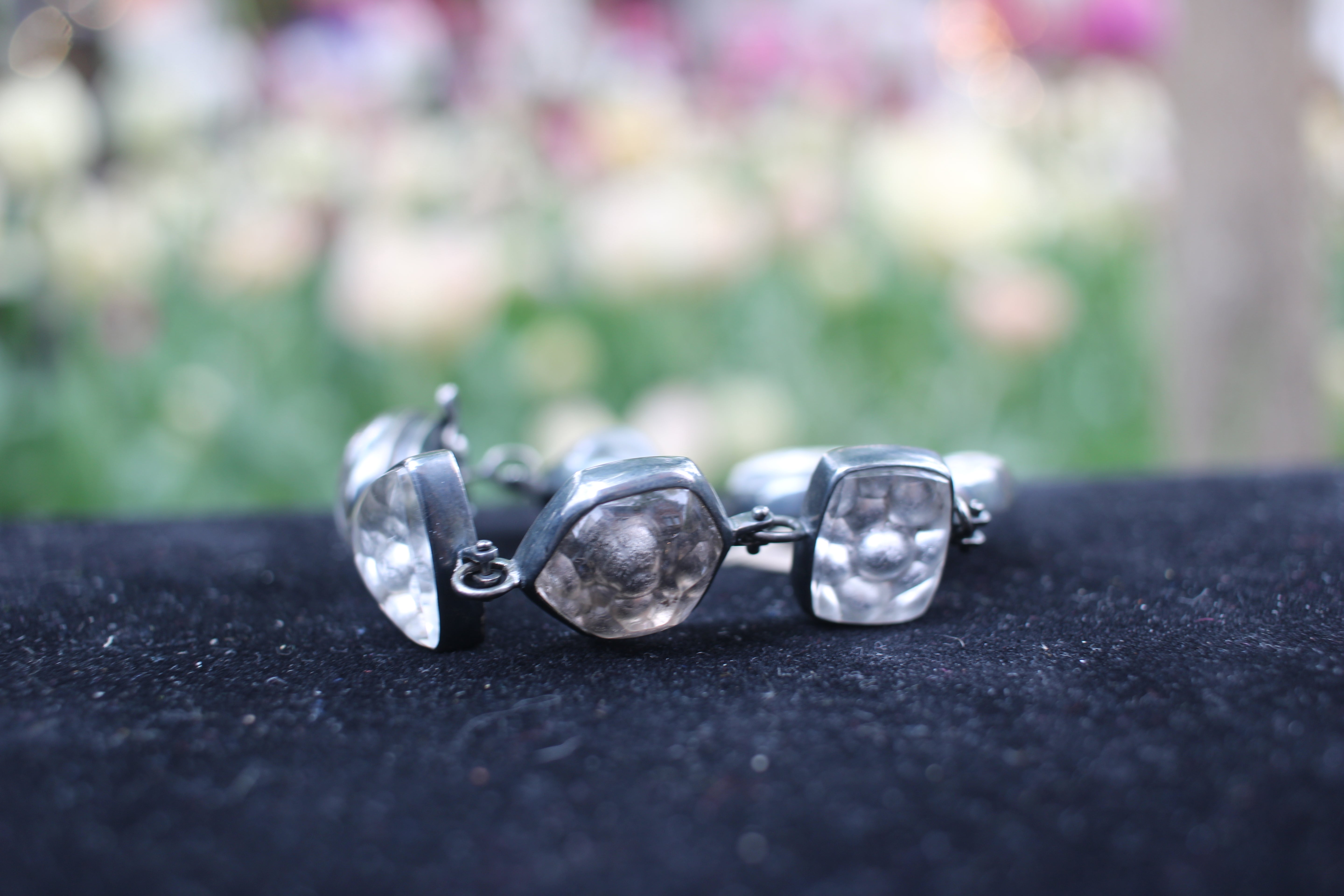 Fine Bubbles Silver Bracelet
