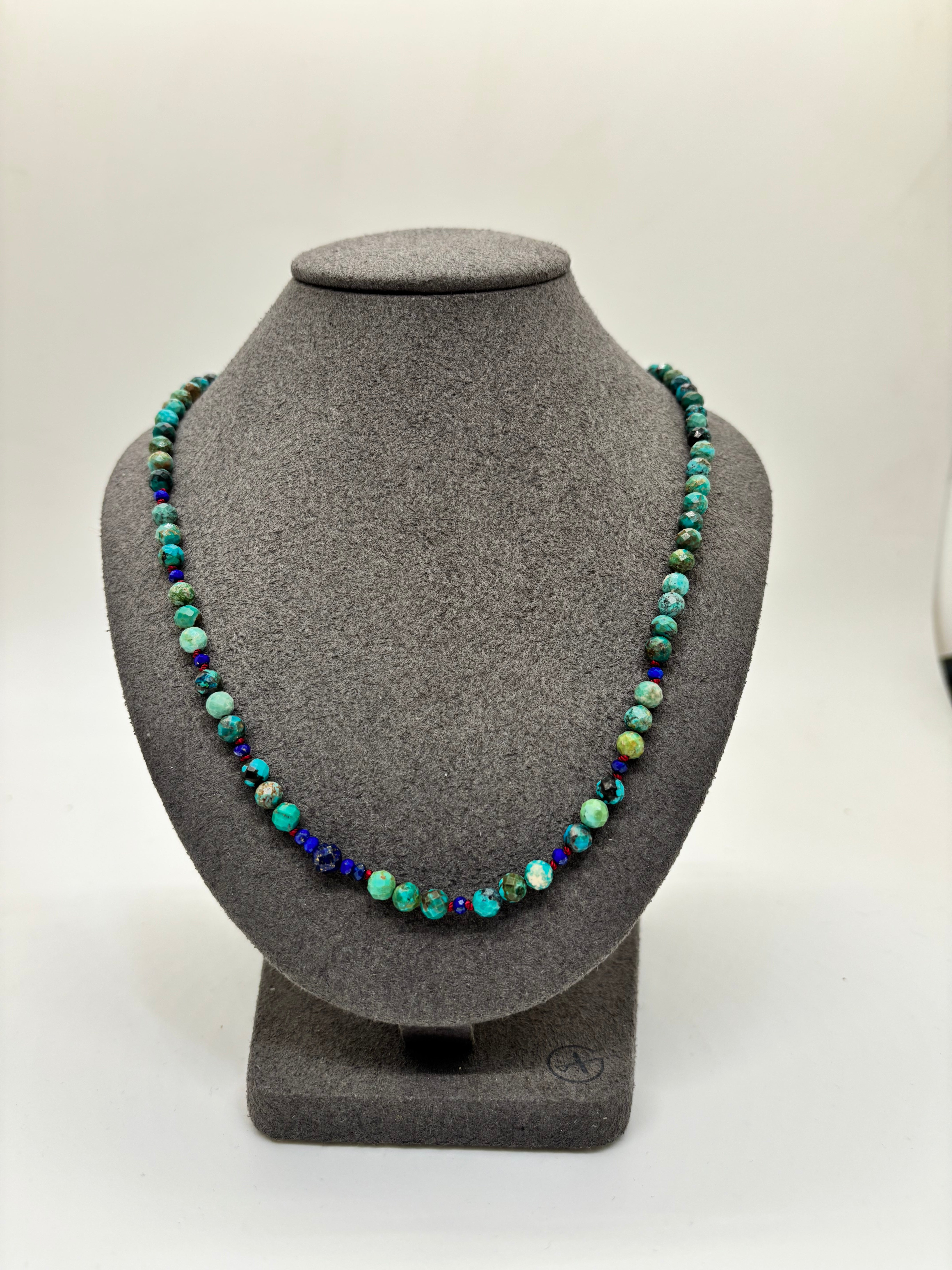Turquoise & Lapis Necklace