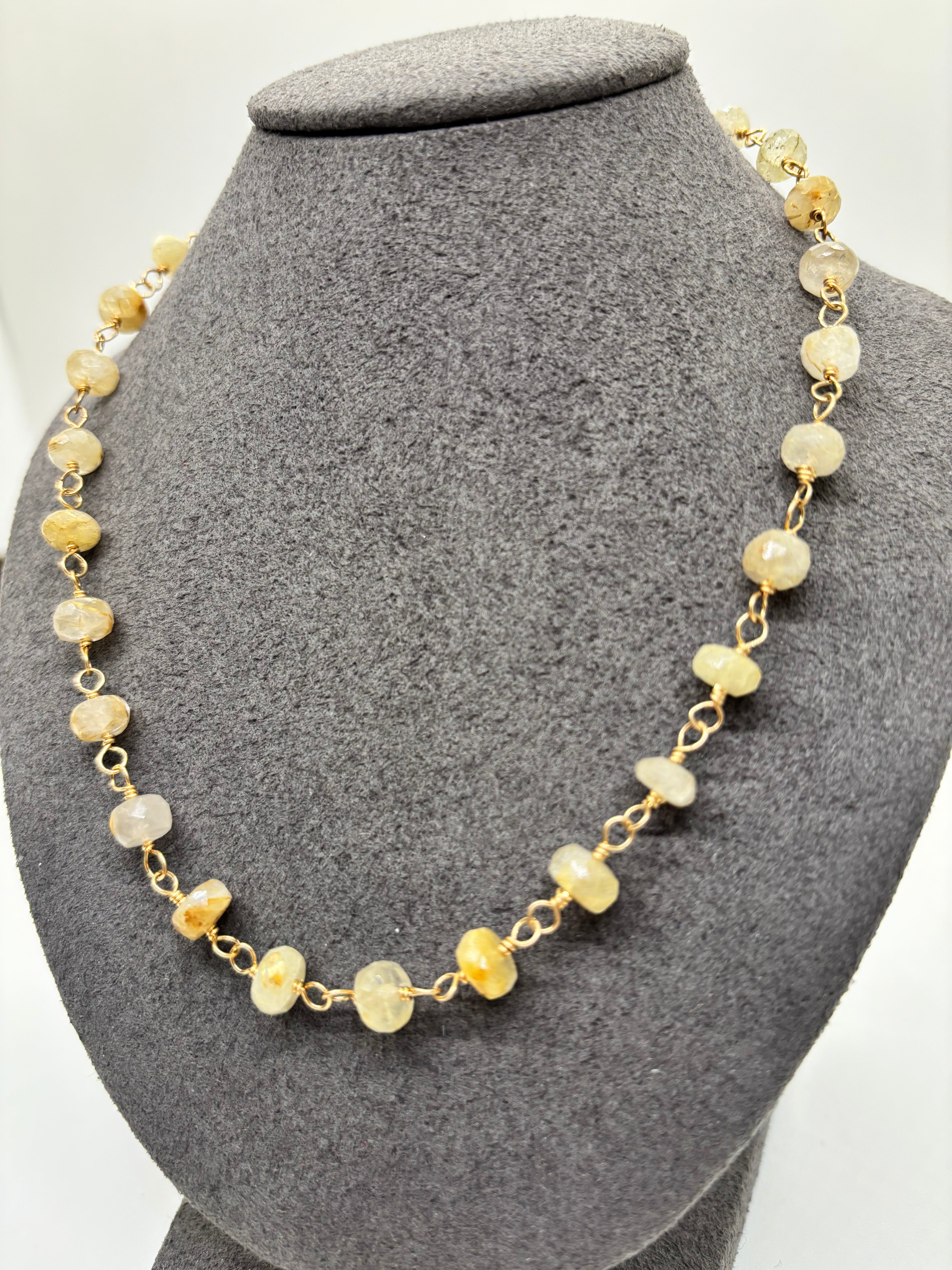 Rutilated Quartz Necklace