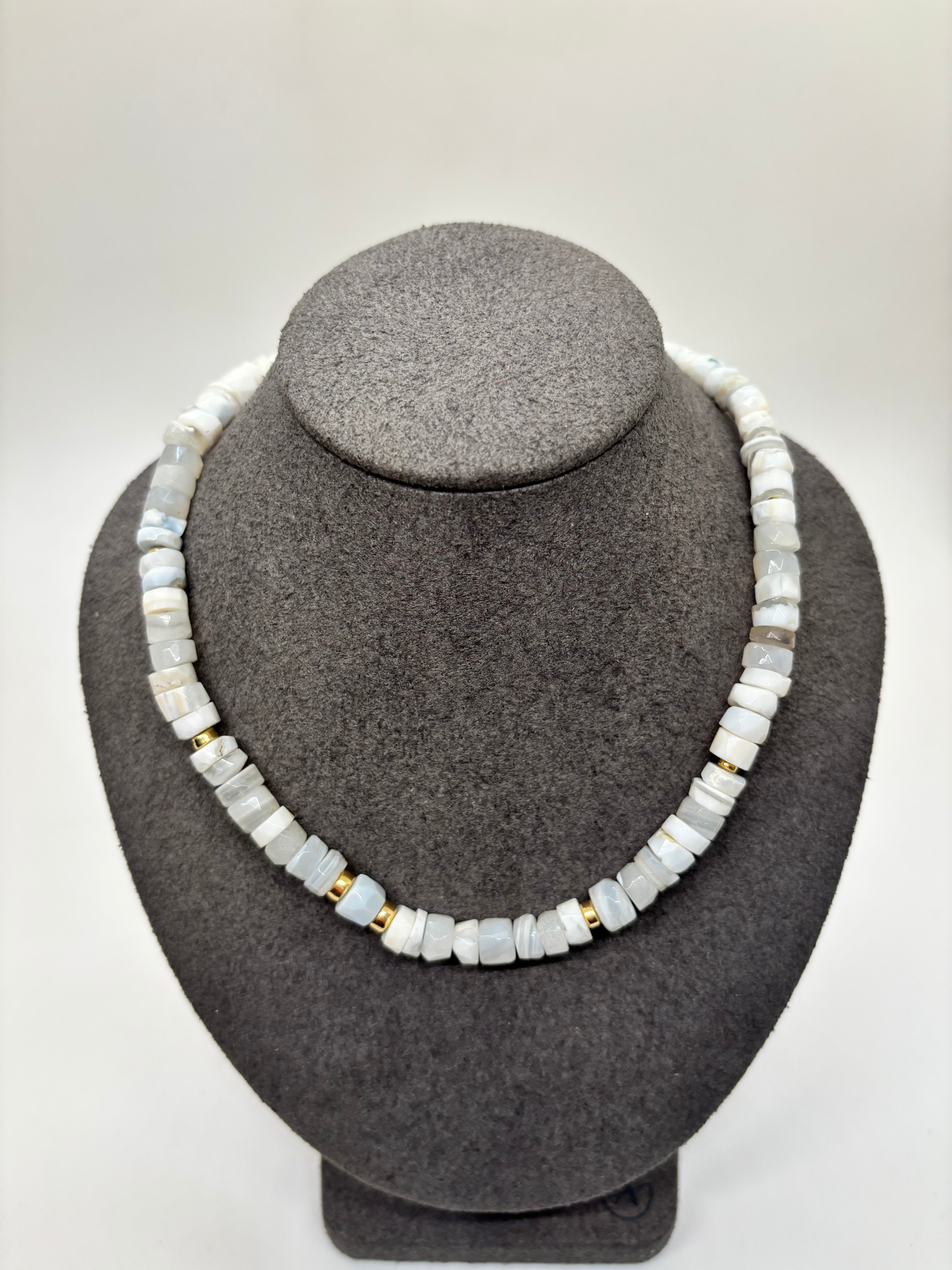Blue Opal Necklace