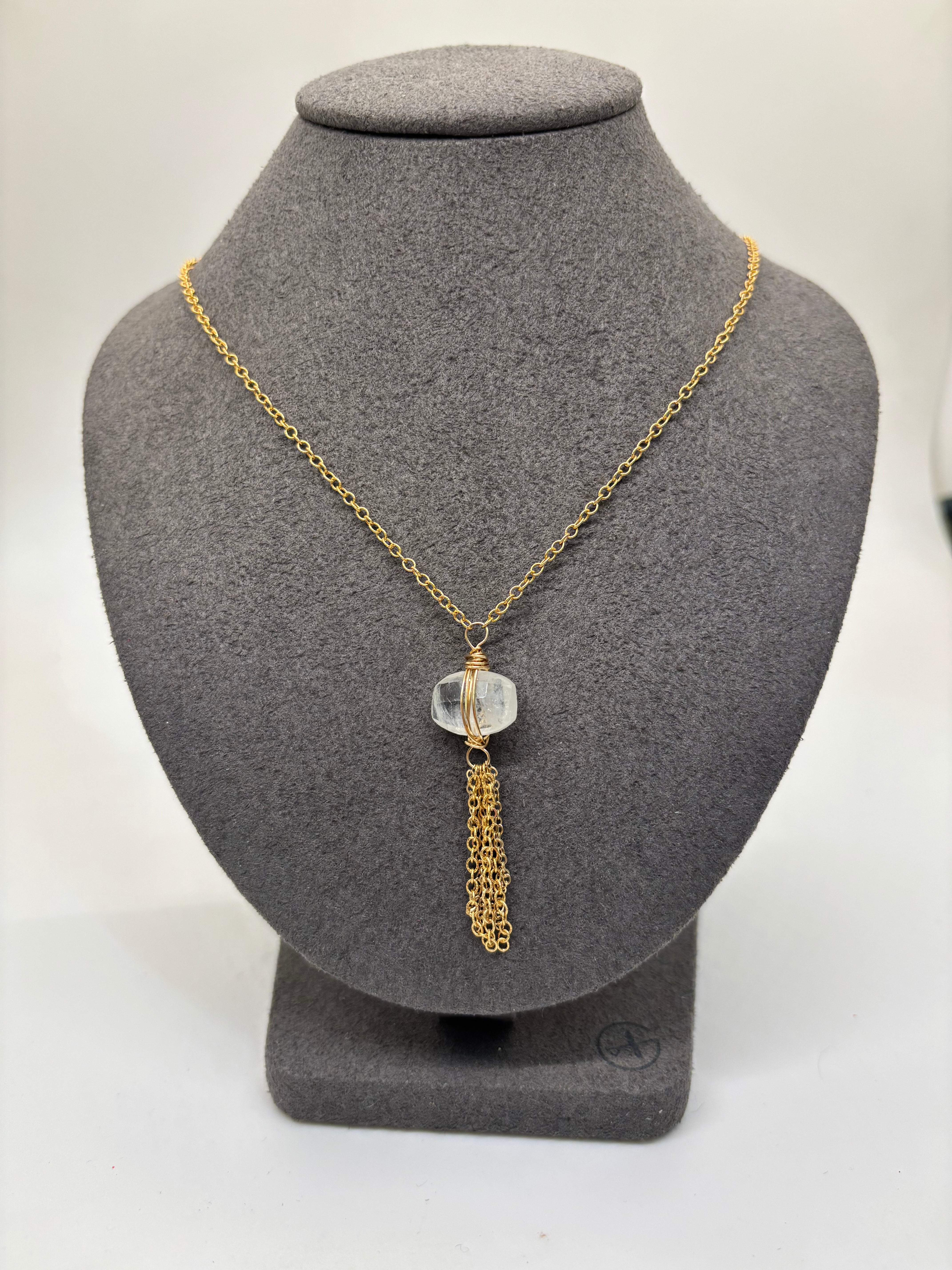 Moonstone Pendant Necklace