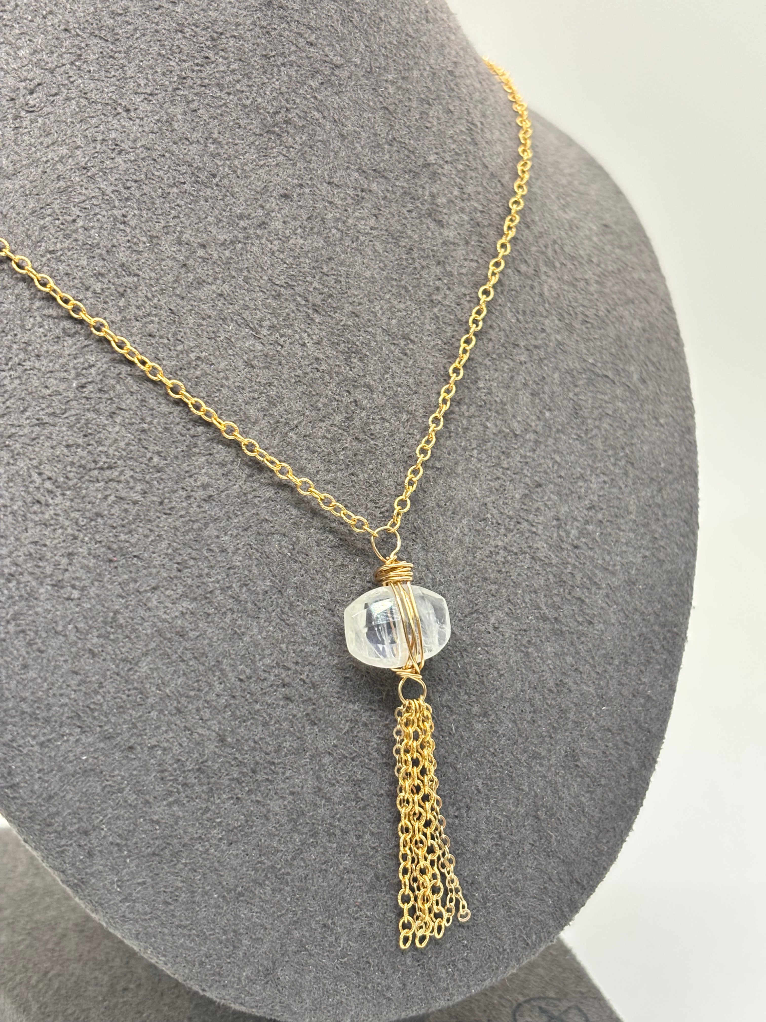 Moonstone Pendant Necklace