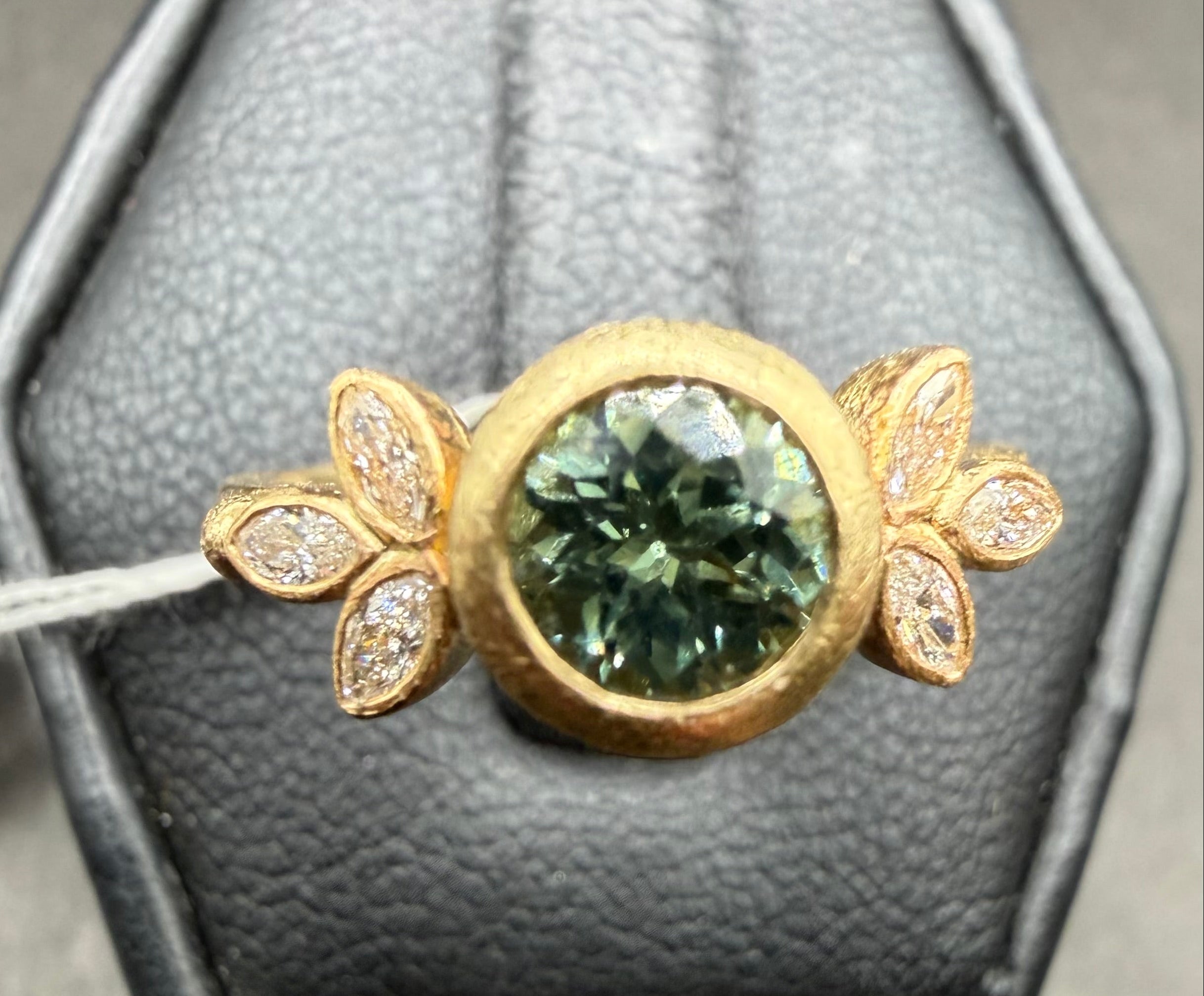Green Sapphire Ring