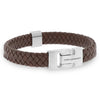 Harrison Nappa Leather Bracelet Brown