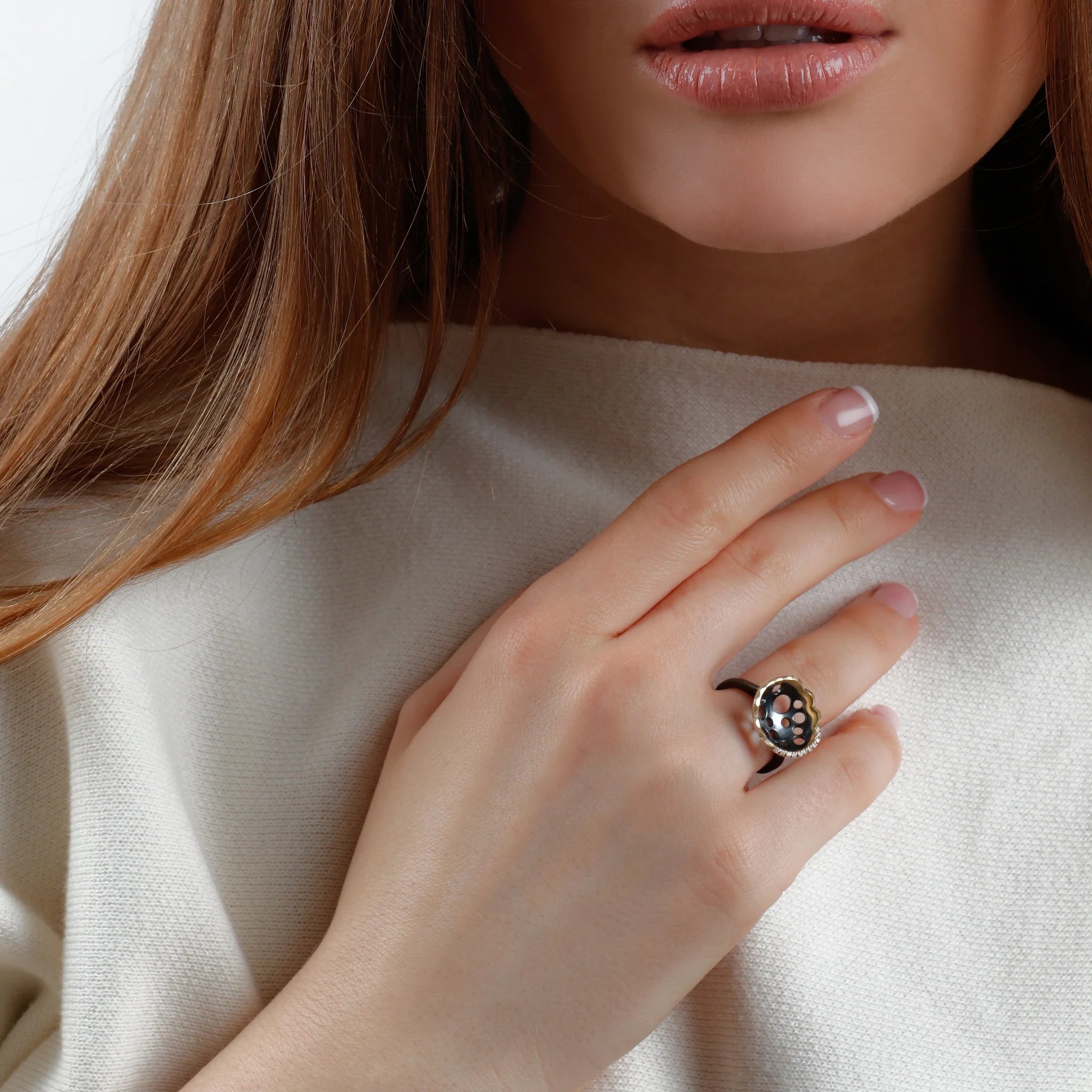 Open Lily Ring