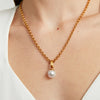 Manhattan Pearl Pendant Necklace