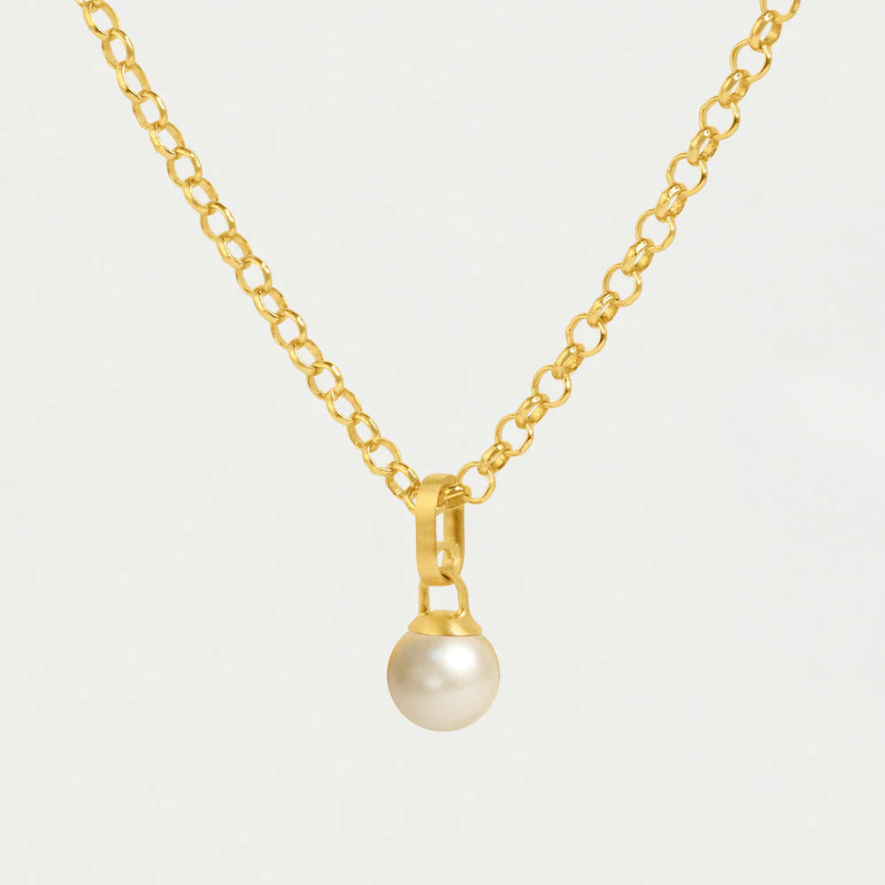 Manhattan Pearl Pendant Necklace