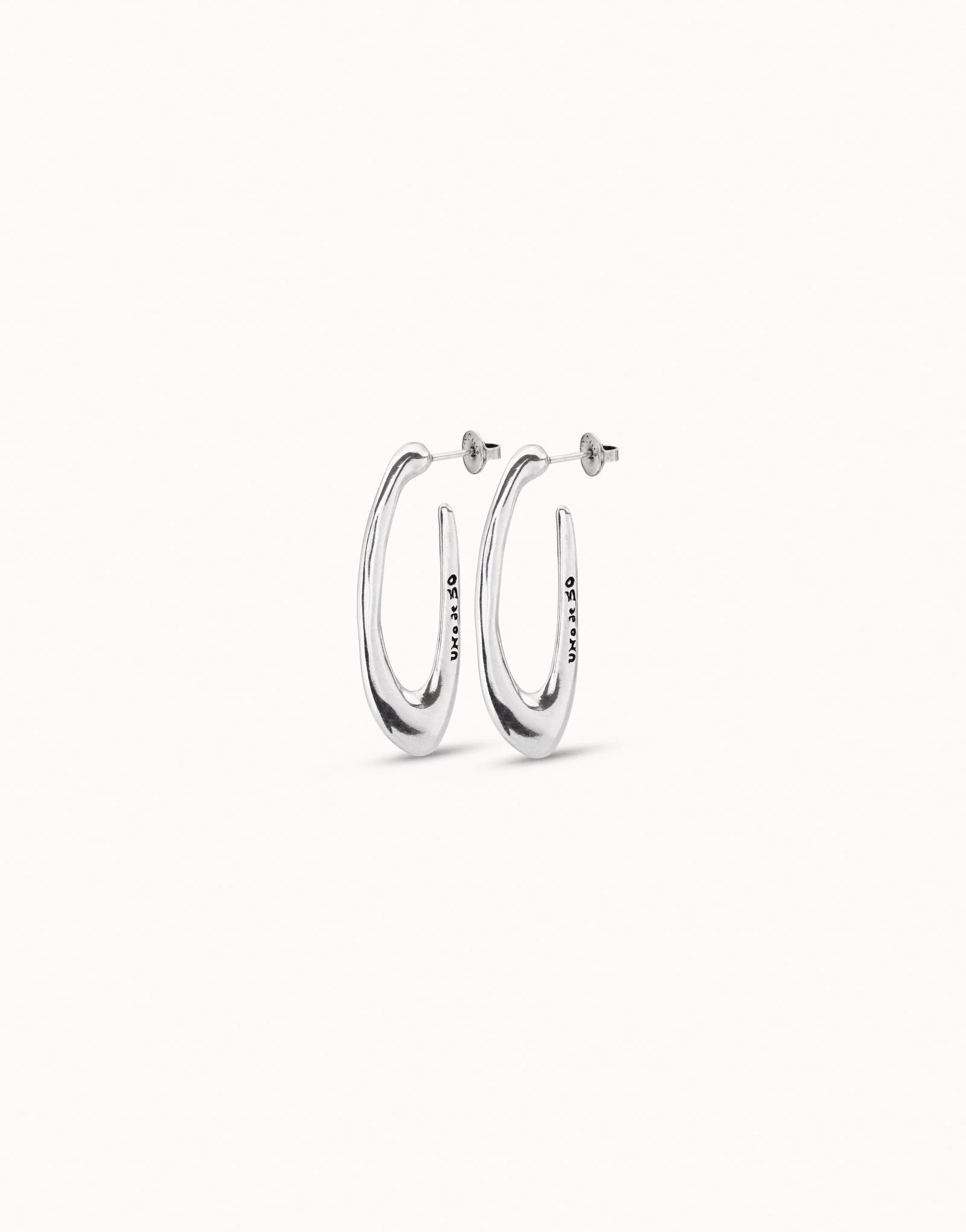 Oval Hoop Earrings