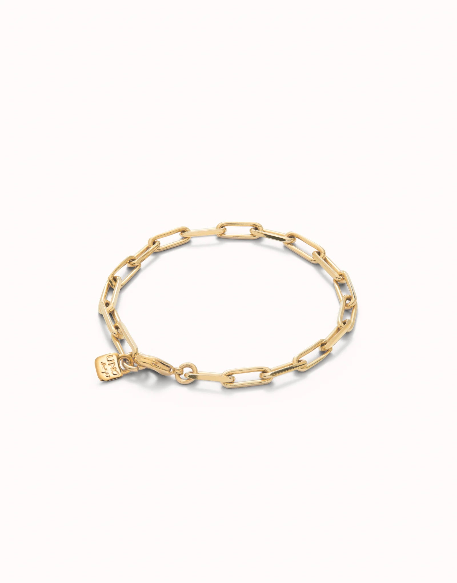 Rectangular link chain bracelet size Medium