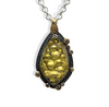 Gold and Silver Bubble Necklace with Diamonds