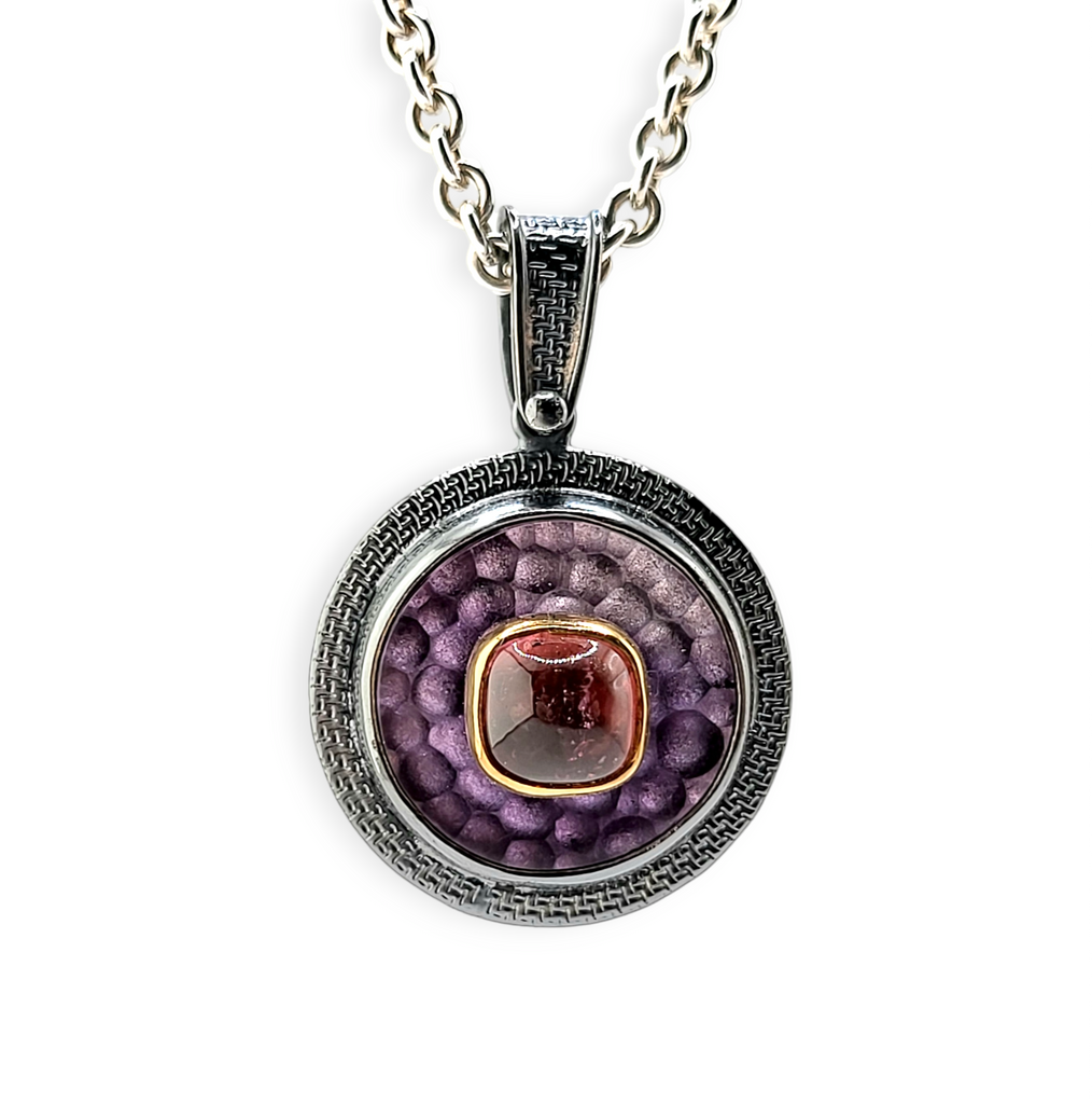 Amethyst and Tourmaline Necklace