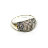 GOLD or SILVER PAVE COCKTAIL RING