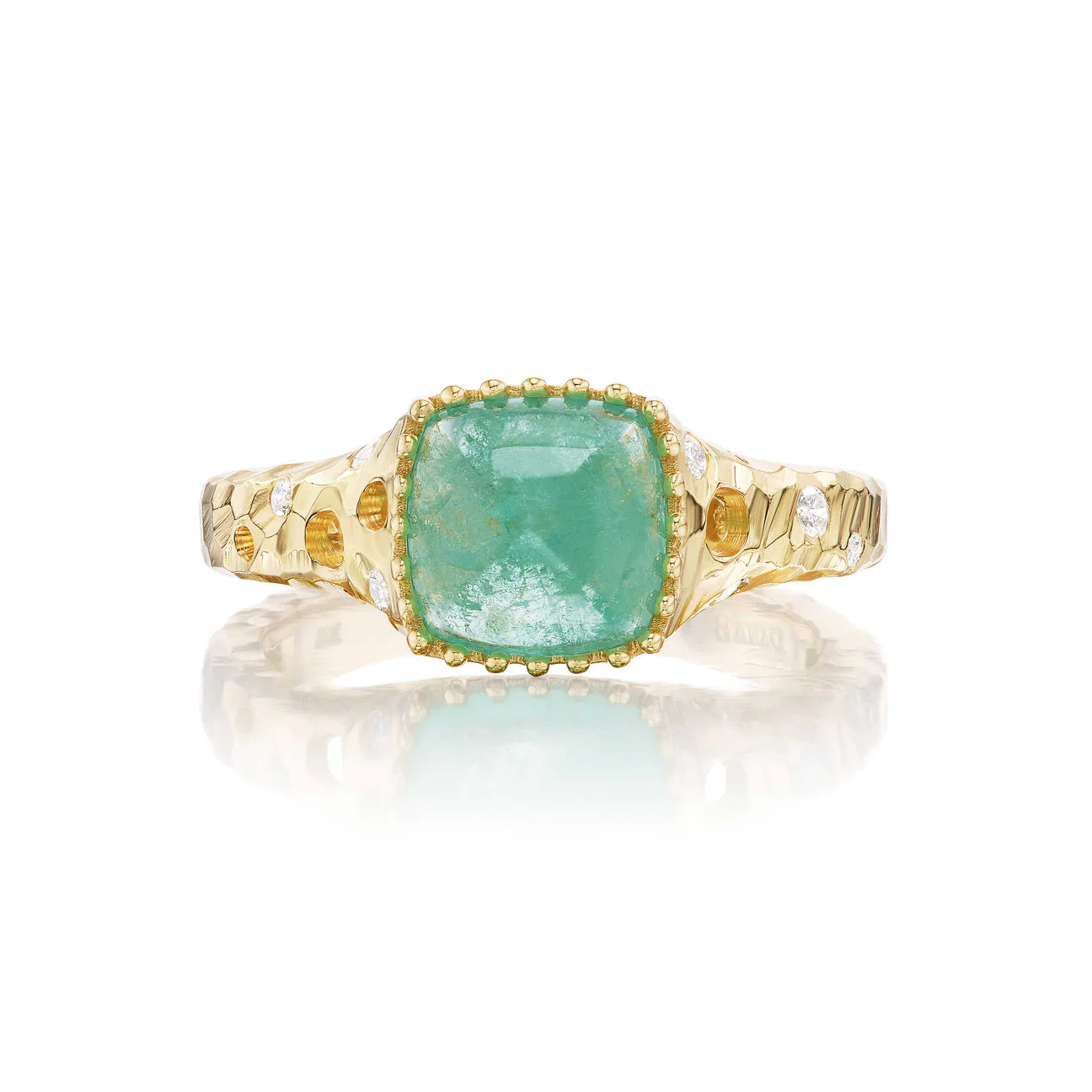 Sugarloaf Mint Pyramid Ring