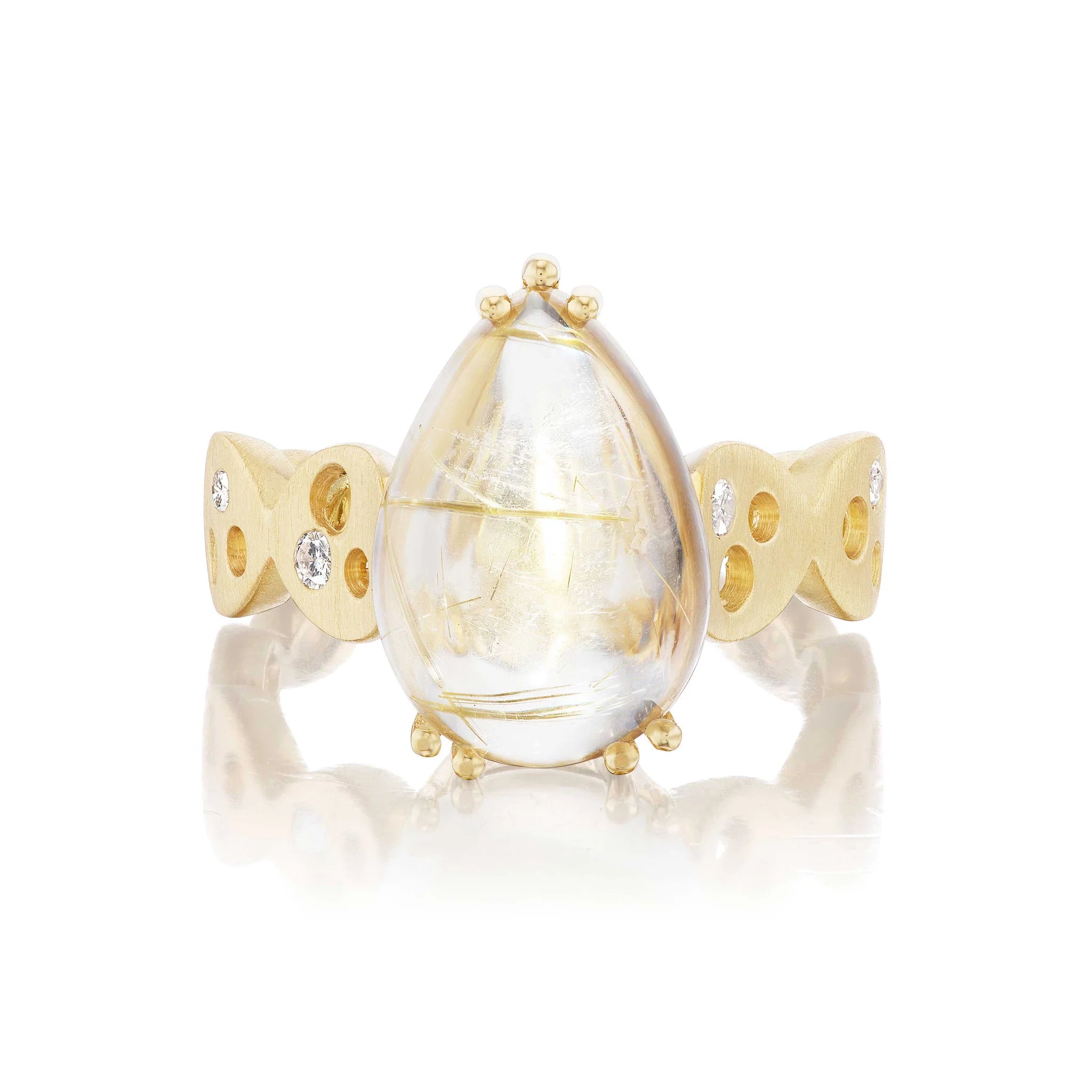 Sun, Moon & Stars Solitaire Ring