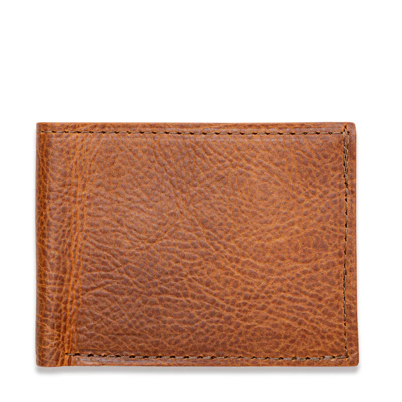 Heritage Wallet in Bison Leather - Bison Brown