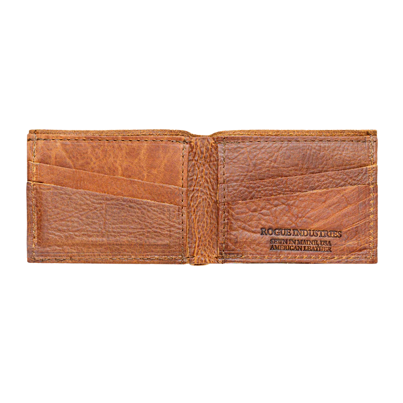 Heritage Wallet in Bison Leather - Bison Brown