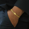 Svelte Stephen 5mm Chain Bracelet 18K Gold Finish