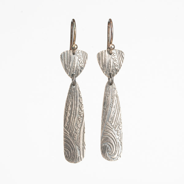 Treescape Silver Earrings