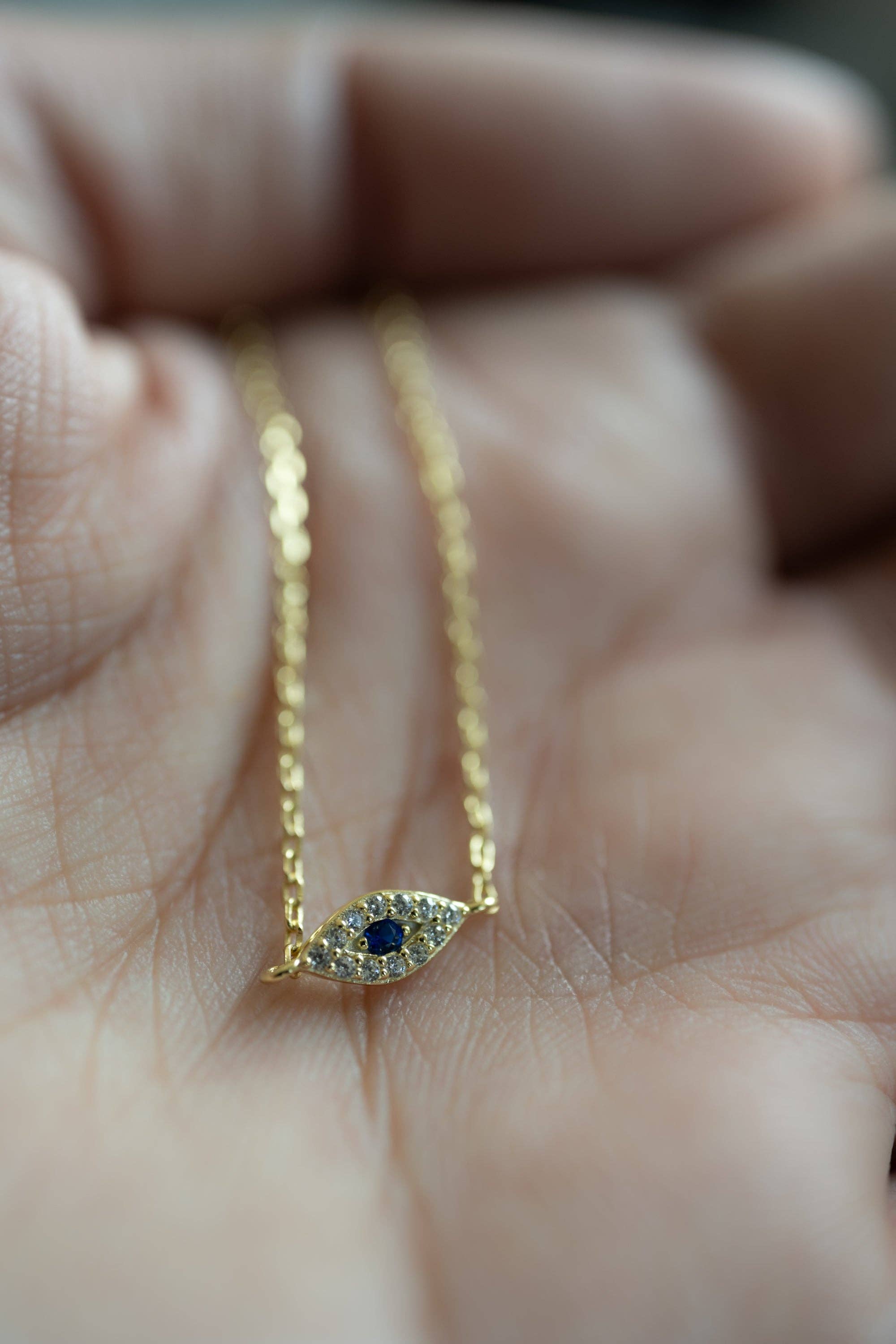 Tiny Evil Eye Bracelet
