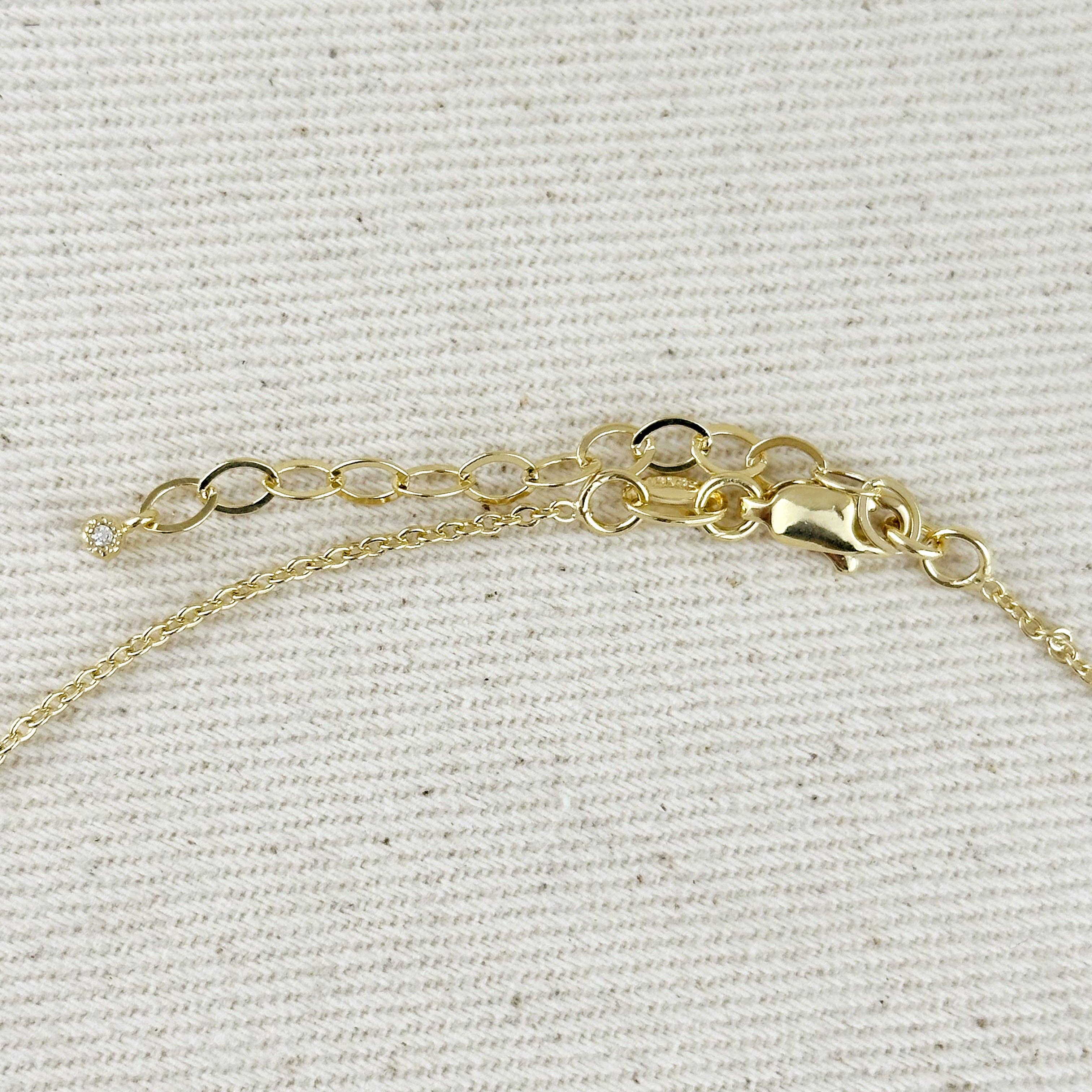 18k Gold Filled Protection Mandala Necklace
