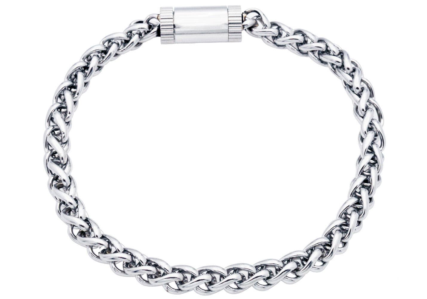 Men's S.Steel Wheat Link Chain Bracelet