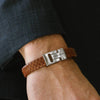 Harrison Nappa Leather Bracelet Peanut